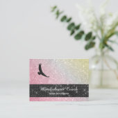 Carte De Visite *~* Pastel Ombre Aigle de méditation de la Parties (Debout devant)