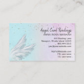 Carte De Visite *~* Pastel Ombre Angel Wings Starry Rainbow (Dos)