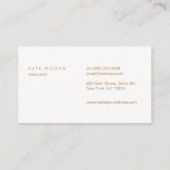 Carte De Visite Pastel Ombre Rainbow Leather Professional (Dos)