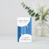 Carte de visite Pastel pour les bulles vocales (Debout devant)