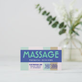 Carte De Visite pastel prénatal du massage 2012 (Debout devant)