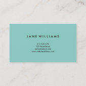Carte De Visite Pastel rose et bleu (Dos)