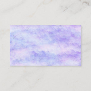 Carte De Visite Pastel Sky Lavender, bleu et rose 