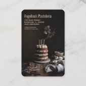 Carte De Visite Pasteleria/Carte de visite de boulangerie (Dos)