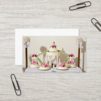 Carte De Visite Pastelero de boda