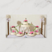 Carte De Visite Pastelero de boda (Devant)