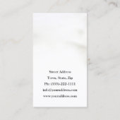 Carte De Visite Pasteur De L'Eglise Croix Blanche Et Oiseau De Cyg (Dos)