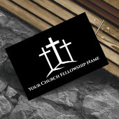 Carte De Visite Pasteur de l'église des trois croix blanches