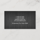 Carte De Visite Pasteur de l'église Élégant Arrière - plan en bois (Dos)