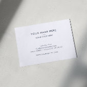 Carte De Visite Pasteur de l'église Moderne Croix minima foi Marin