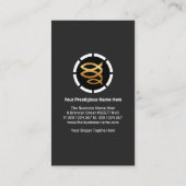 Carte De Visite Pasteur de Retro Layers, poisson chrétien religieu (Dos)