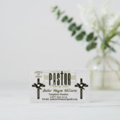 Carte De Visite Pasteur/Église Personnalisé (Debout devant)