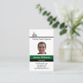 Carte De Visite Pastor Matching Custom (Debout devant)