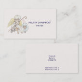 Carte De Visite Pastorale des agneaux (Devant / Derrière)