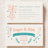 Carte De Visite Pastry Chef Bakery Baker
