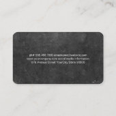 Carte De Visite Pastry Chef | Whisk Rolling Pin | Baker (Dos)