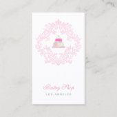 Carte De Visite pastry shop business card (Devant)