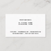 Carte De Visite Pastry Whisk | Cooking Tools Background (Dos)