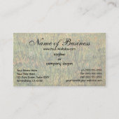 Carte De Visite Pasture en fleurs par Vincent van Gogh (Devant)