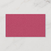 Carte De Visite Patch de trimestre - Texture rouge bossée (Dos)