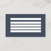 Carte De Visite Patchwork, Rétro (Dos)