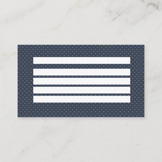 Carte De Visite Patchwork, Rétro (Dos)