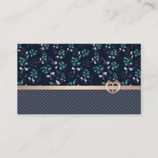 Carte De Visite Patchwork, Rétro (Devant)