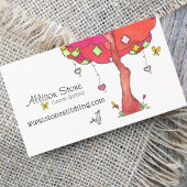 Carte De Visite Patchwork Tree Professional Quilting