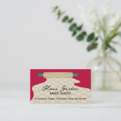 Carte De Visite Pâte à rouleaux pâtisserie boulangerie boulangerie (Debout devant)