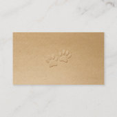 Carte De Visite Pâtes De Chien Mignonnes Pour Amoureux de les chie (Dos)