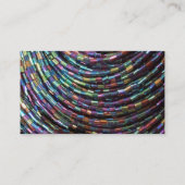 Carte De Visite Pâtes de graines de paon (Dos)