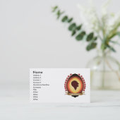 Carte De Visite Pathologie Mandorla de langue de la parole (Debout devant)