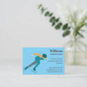 Carte De Visite Patinage de vitesse (Debout devant)