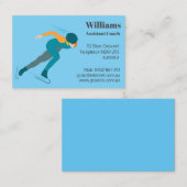 Carte De Visite Patinage de vitesse (Devant / Derrière)