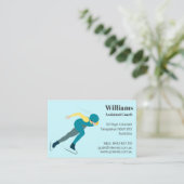 Carte De Visite Patinage de vitesse (Debout devant)