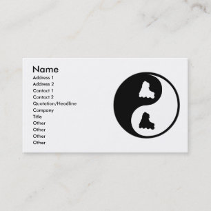 Carte De Visite Patinage de Yin Yang