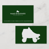 Carte De Visite patinage simple (Devant / Derrière)