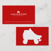 Carte De Visite patinage simple (Devant / Derrière)