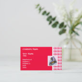 Carte De Visite Patinage sur glace (Debout devant)