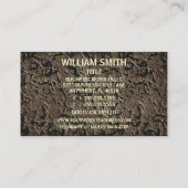 Carte de visite Patiné du serveur de processus (Dos)