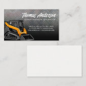 Carte De Visite Patiner | Véhicule de construction (Devant / Derrière)