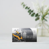 Carte De Visite Patiner | Véhicule de construction | Armature de m (Debout devant)