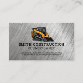 Carte De Visite Patiner | Véhicule de construction | Constructeur (Devant)