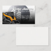 Carte De Visite Patiner | Véhicule de construction | Propriétés (Devant / Derrière)