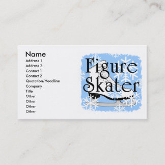 Carte De Visite Patineur artistique