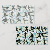 CARTE DE VISITE PATINEURS ARTISTIQUES (Devant / Derrière)