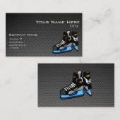 Carte De Visite Patins de hockey sur fibre de carbone Faux (Devant / Derrière)