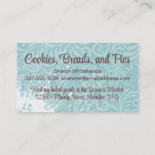 Carte De Visite Pâtisserie boulangerie boulangerie boulangerie bou (Dos)