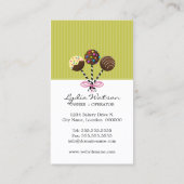 Carte De Visite Pâtisserie Cake Pops (Dos)