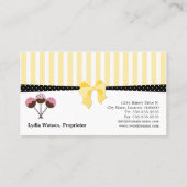 Carte De Visite Pâtisserie Cake Pops (Dos)